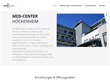 Tablet Screenshot of med-center.de